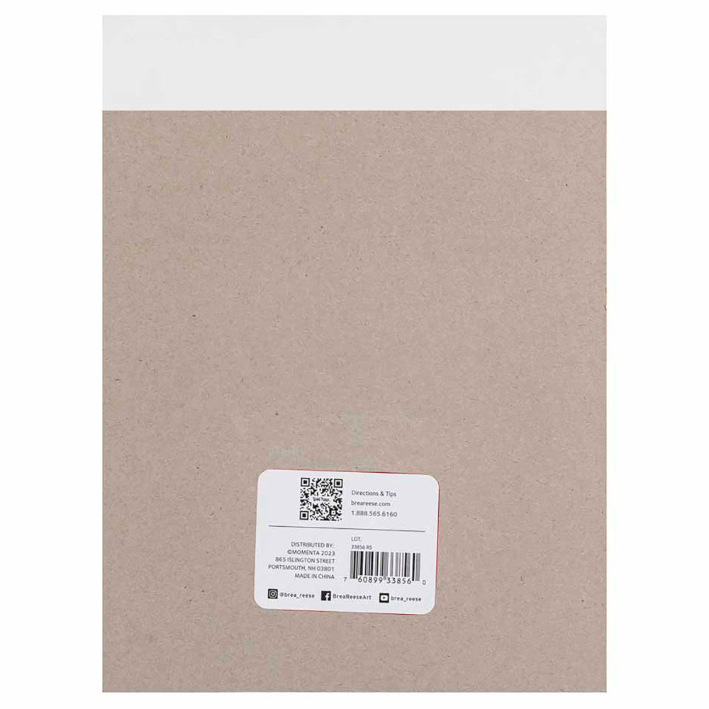 Brea Reese Watercolor Paper Pad - 50 Sheets, 9x12 Inches, 105lb, Acid Free - Perfect for Artists, Students & DIY Projects