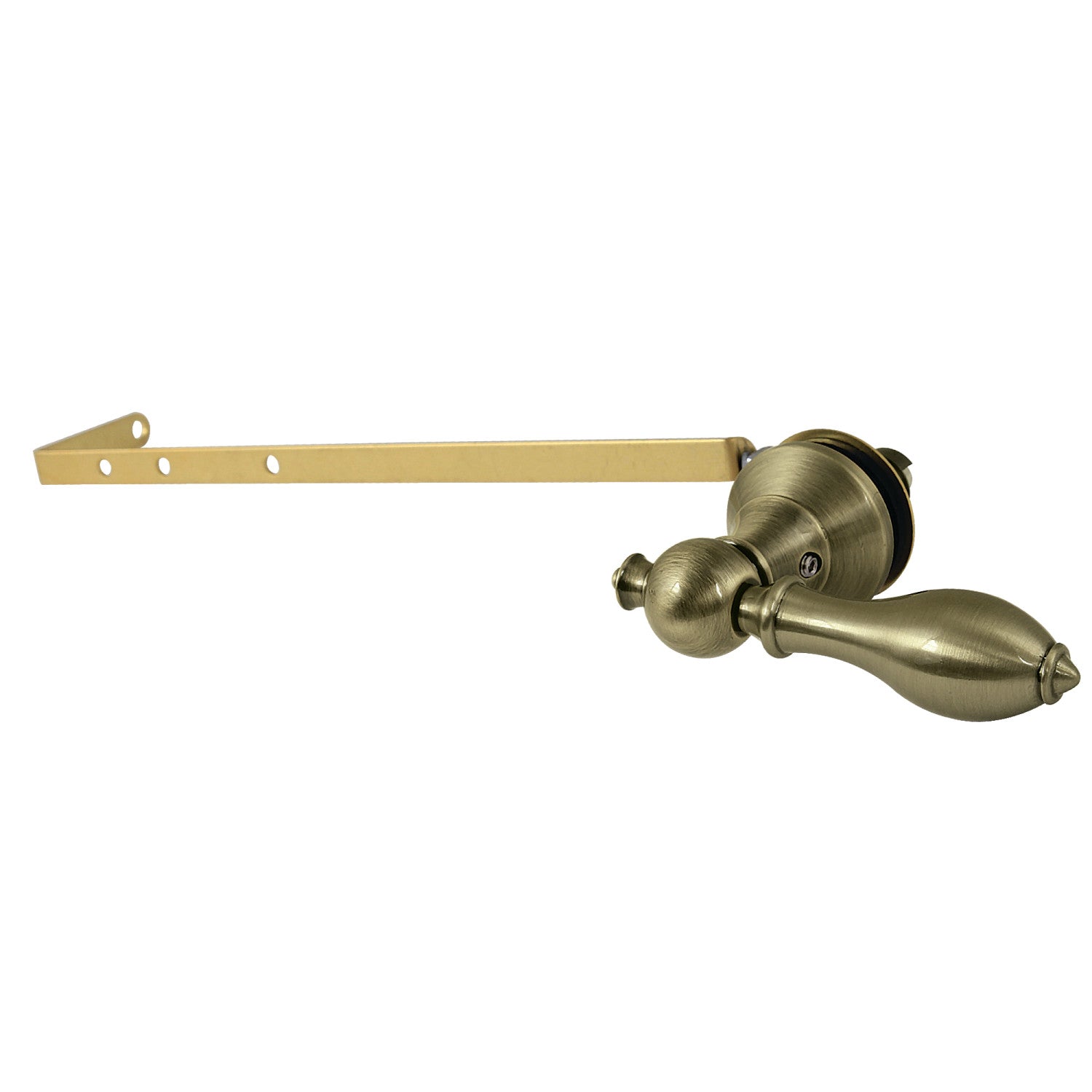 American Classic KTACLD3 Universal Front or Side Mount Toilet Tank Lever in Antique Brass - Durable Toilet Handle for Easy Flushing in Bathrooms and Restrooms