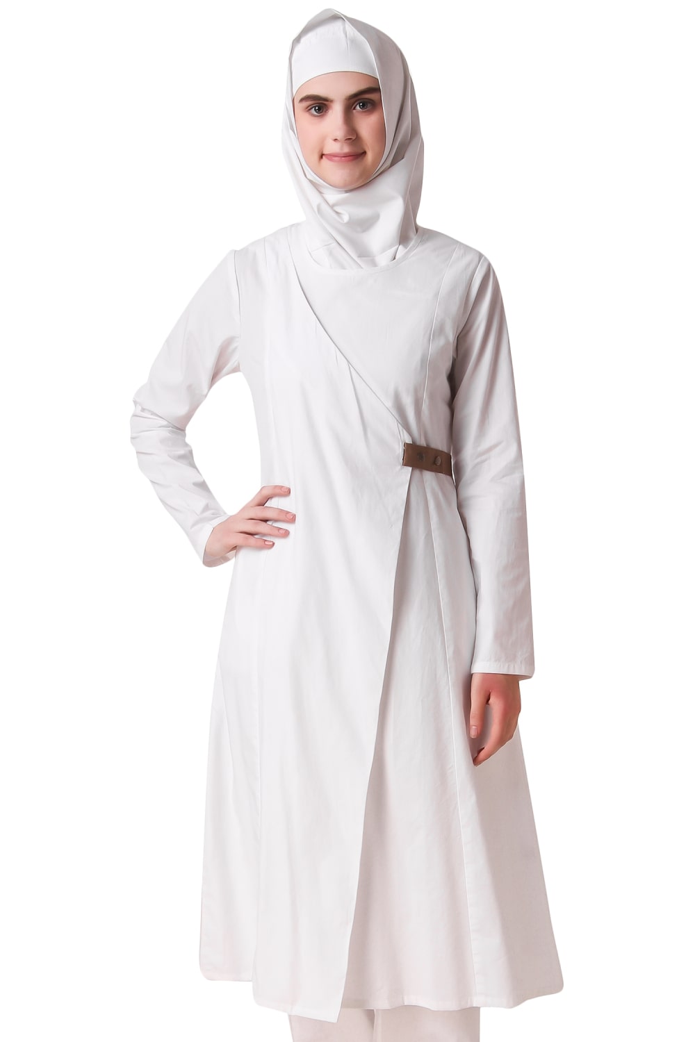 Zuhera Women's Modest Prayer Tunic - Long Sleeve Loose Fit Islamic Dress for Prayer & Daily Wear - Perfect for Mosque, Home Worship & Casual Outings