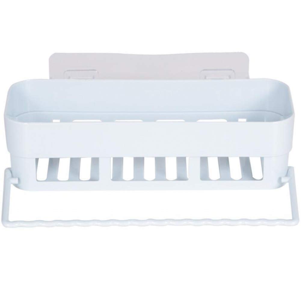 Corner Shower Shelf with Towel Rack - Space Saving Bathroom Storage Organizer for Kitchen & Bath Accessories - Perfect for Small Bathrooms, Showers & Tight Spaces