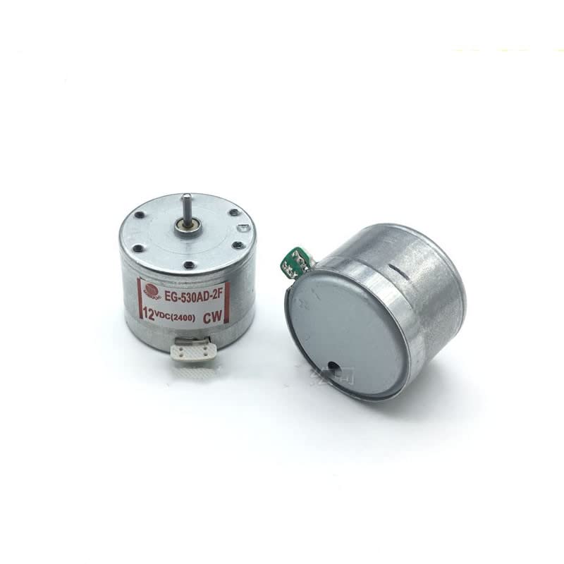 High Torque Mini DC Motor EG-530AD Series (6V/9V/12V, 2400RPM, CCW/CW) - Ideal for Robotics, DIY Projects, and Small Appliances