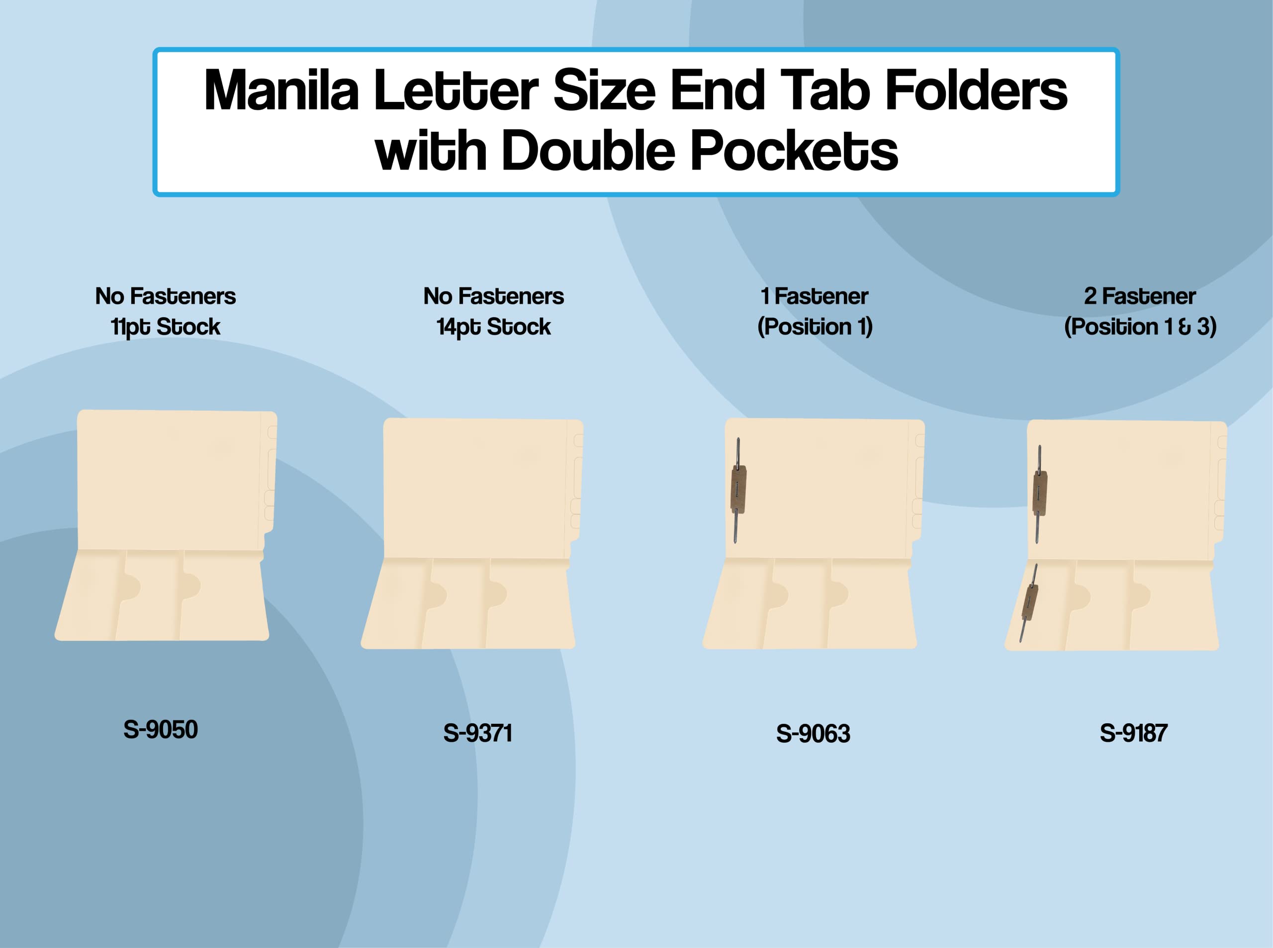 Durable 11pt Manila Pocket File Folders with Reinforced End Tabs & Double Pockets - Box of 50 for Office Organization, Medical Records & Document Storage - Perfect for Doctors, Lawyers & School Supplies