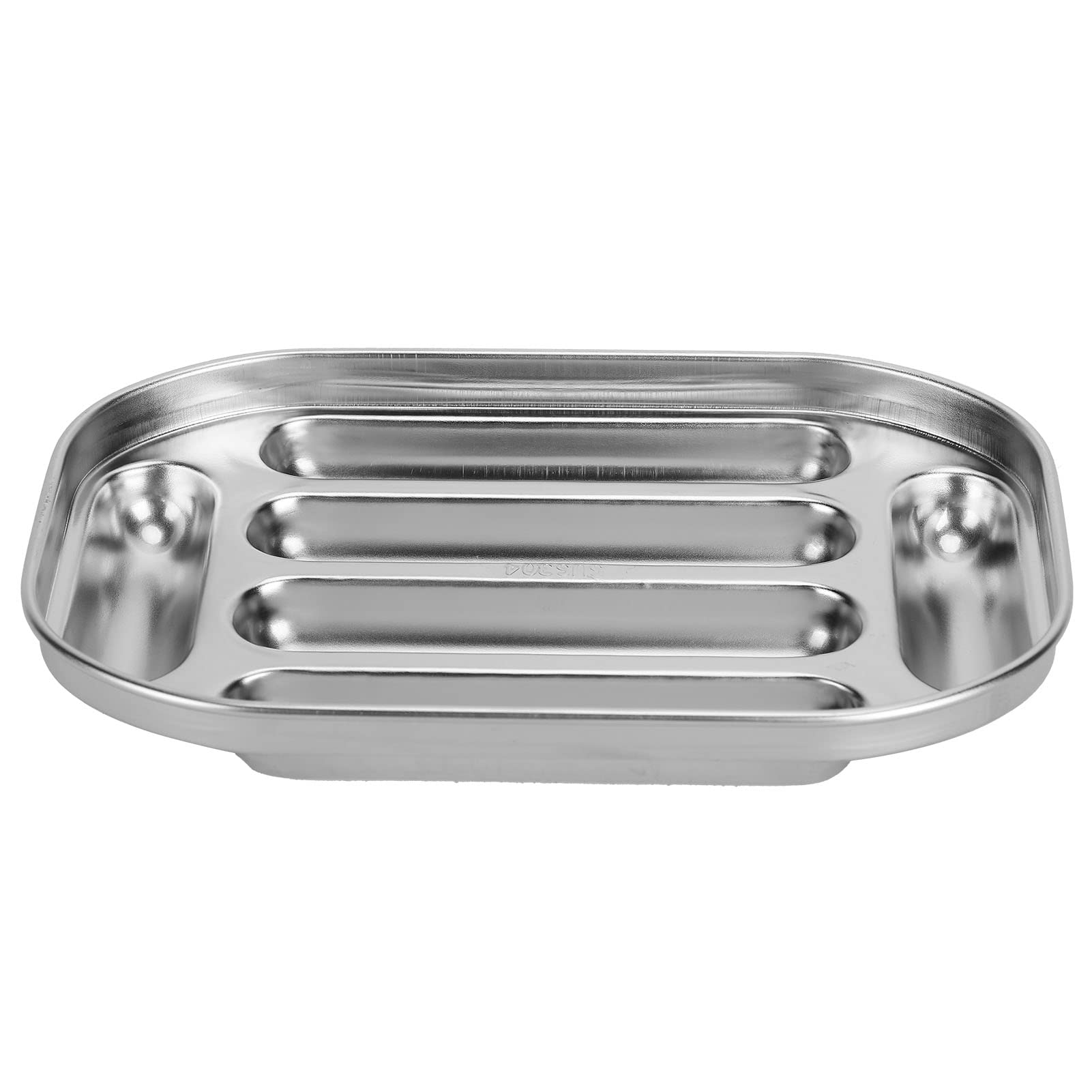 Non-Stick Sausage Mold - 6 Cavity Stainless Steel Baking Pan for Hot Dogs | Oven & Microwave Safe | Perfect for DIY Sausages, Burgers & Party Snacks