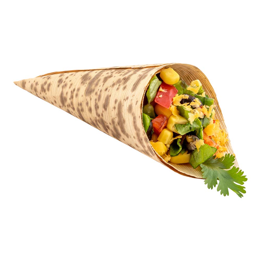 Eco-Friendly Bamboo Food Cones 2