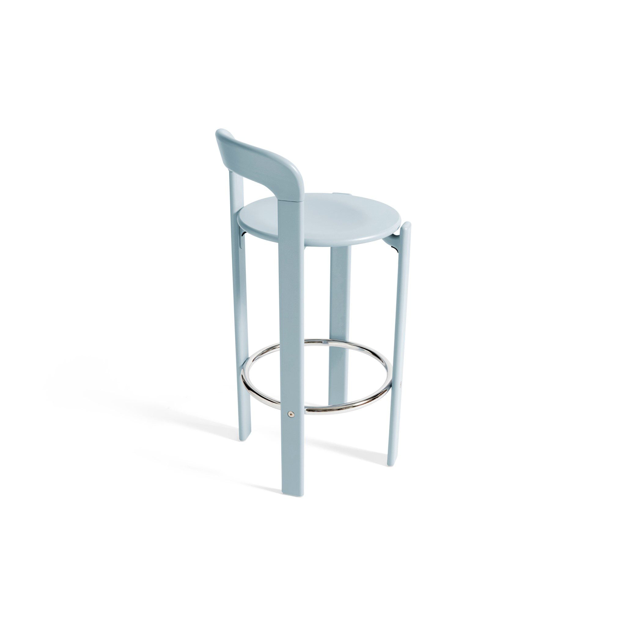 HAY Rey Bar Stool High - 75cm Slate Blue Modern Bar Chair for Kitchen Island, Dining Counter & Home Decor | PRE ORDER