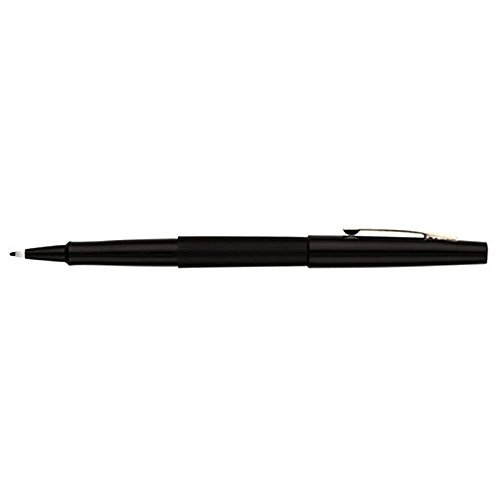 Papermate Flair Point Guard Pens - Black (Pack of 12) | Smooth Writing Felt Tip Pens for Office, School & Note Taking | Sanford L.P. Model 84301