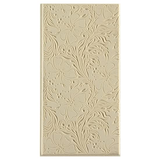Cool Tools Flexible Texture Tile - Hibiscus Embossed Design - 4