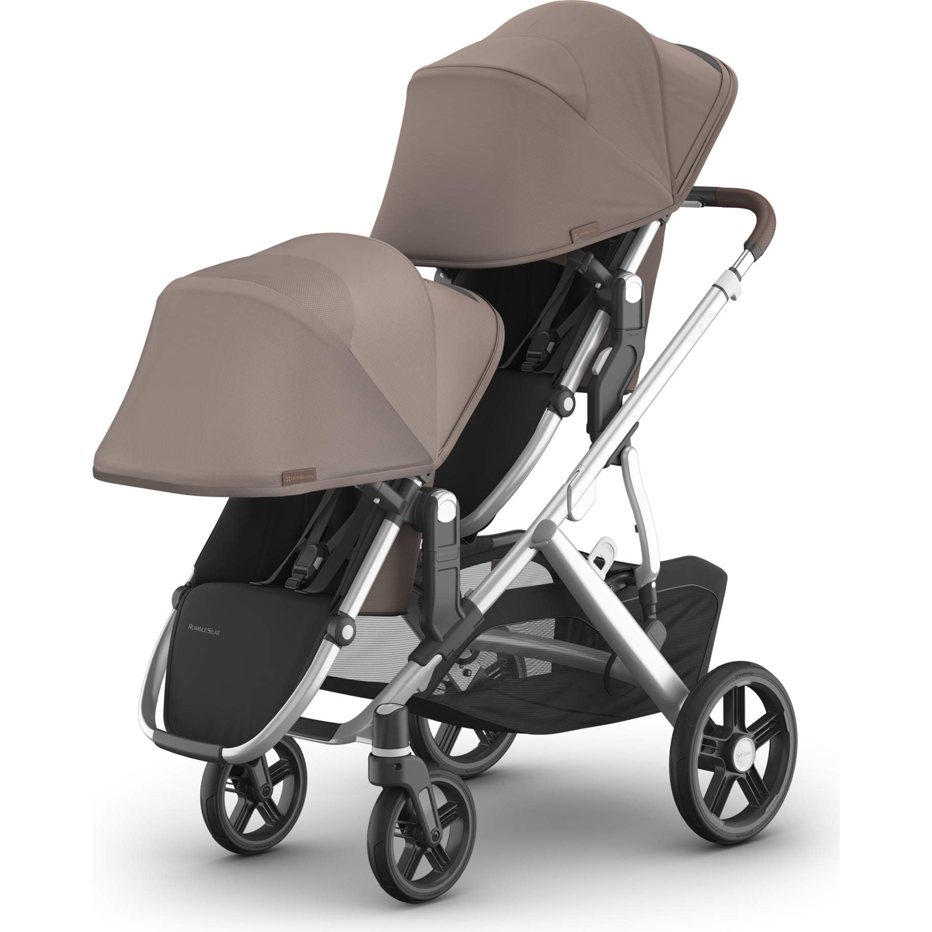 UPPAbaby Vista RumbleSeat V3 - Double Stroller Seat Attachment for Twins & Siblings | Compatible with Vista Strollers | Perfect for Shopping, Travel & Daily Walks