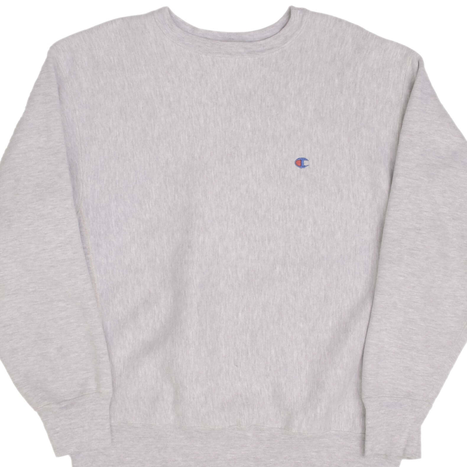 Vintage Champion Reverse Weave Grey Sweatshirt 1980s XL Made in USA - Retro Streetwear for Men & Women, Perfect for Casual Outfits and Gym Wear