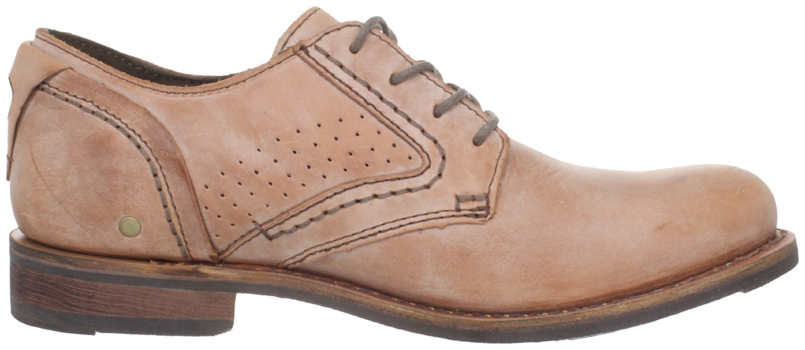Caterpillar Men's Barney Oxford Work Shoes - Durable & Comfortable Leather Shoes for Construction & Outdoor Work | Perfect for Job Sites, Hiking & Casual Wear