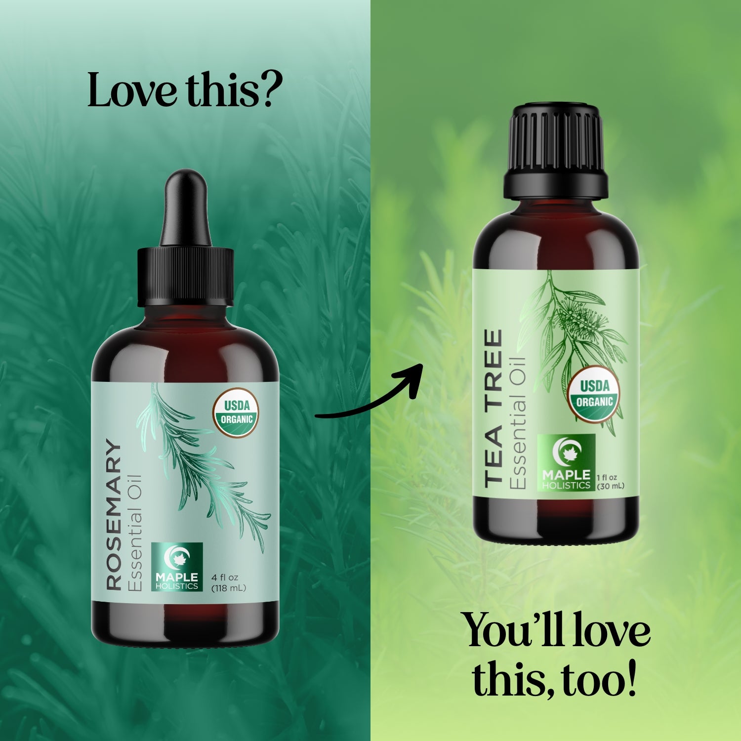 Organic Rosemary Essential Oil for Hair Growth & Skin Care - 100% Pure Natural Aromatherapy Oil for Relaxation & Stress Relief