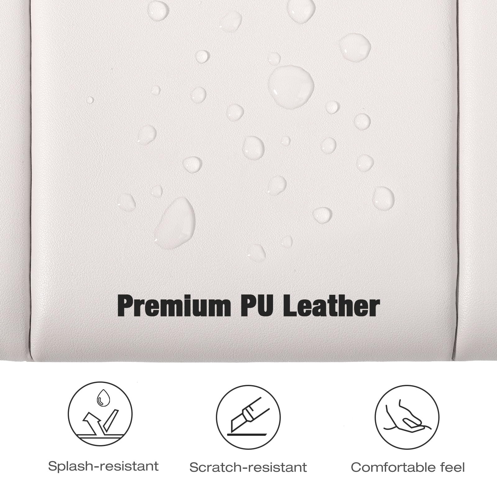 MoKo 11 Inch Tablet Sleeve Case - Premium PU Leather Puffy Protective Cover for iPad Pro 11 (M4/M2), iPad Air 10.9 (5th/4th Gen), iPad 10th Gen - Built-in Elastic Band, Lightweight & Durable - Perfect for Travel, Office & School Use (White)