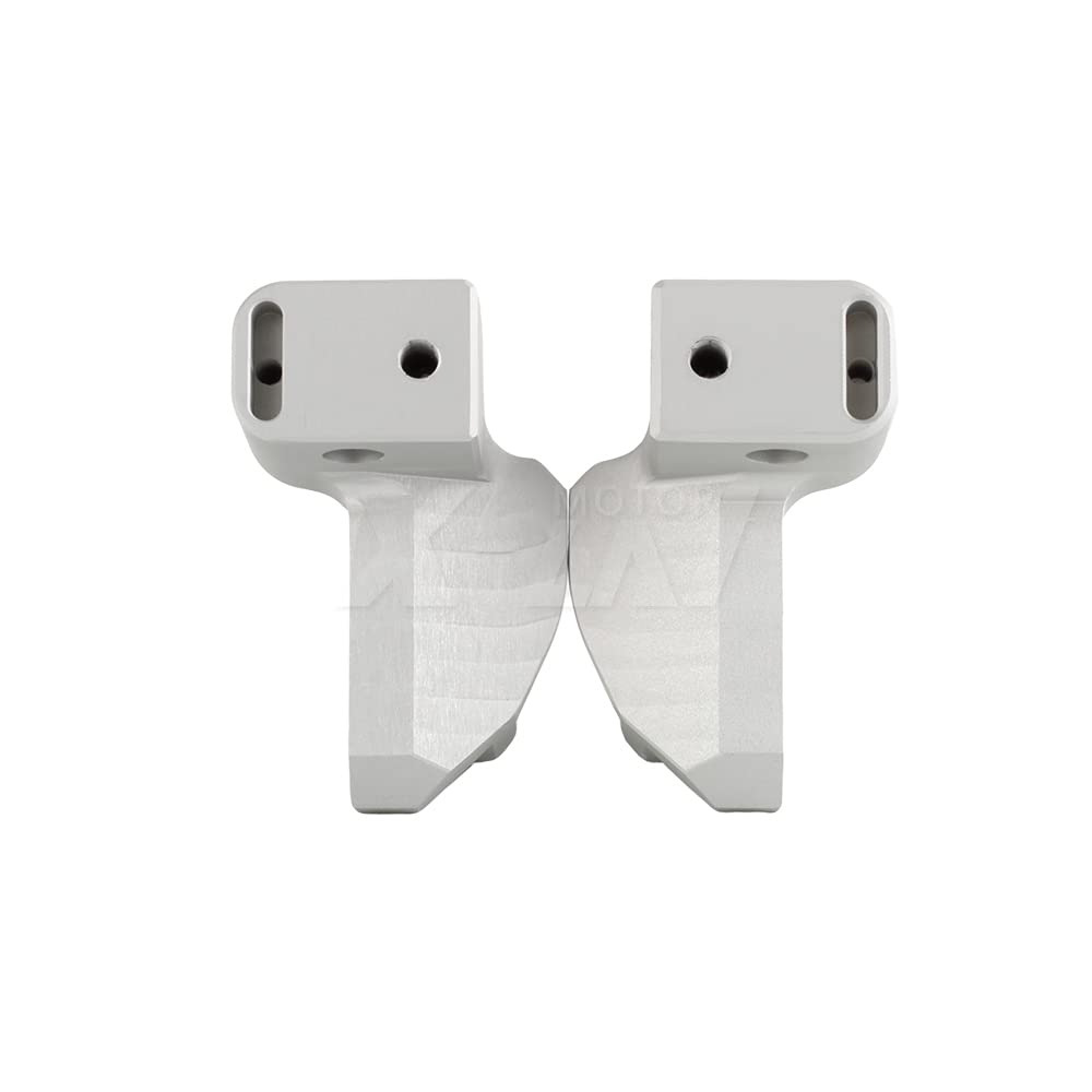 BMW R1200RT R1250RT Motorcycle Footpeg Lowering Kit - Front Rider Foot Pegs for 2014-2021 Models (Silver) | Enhanced Comfort for Long Rides & Touring