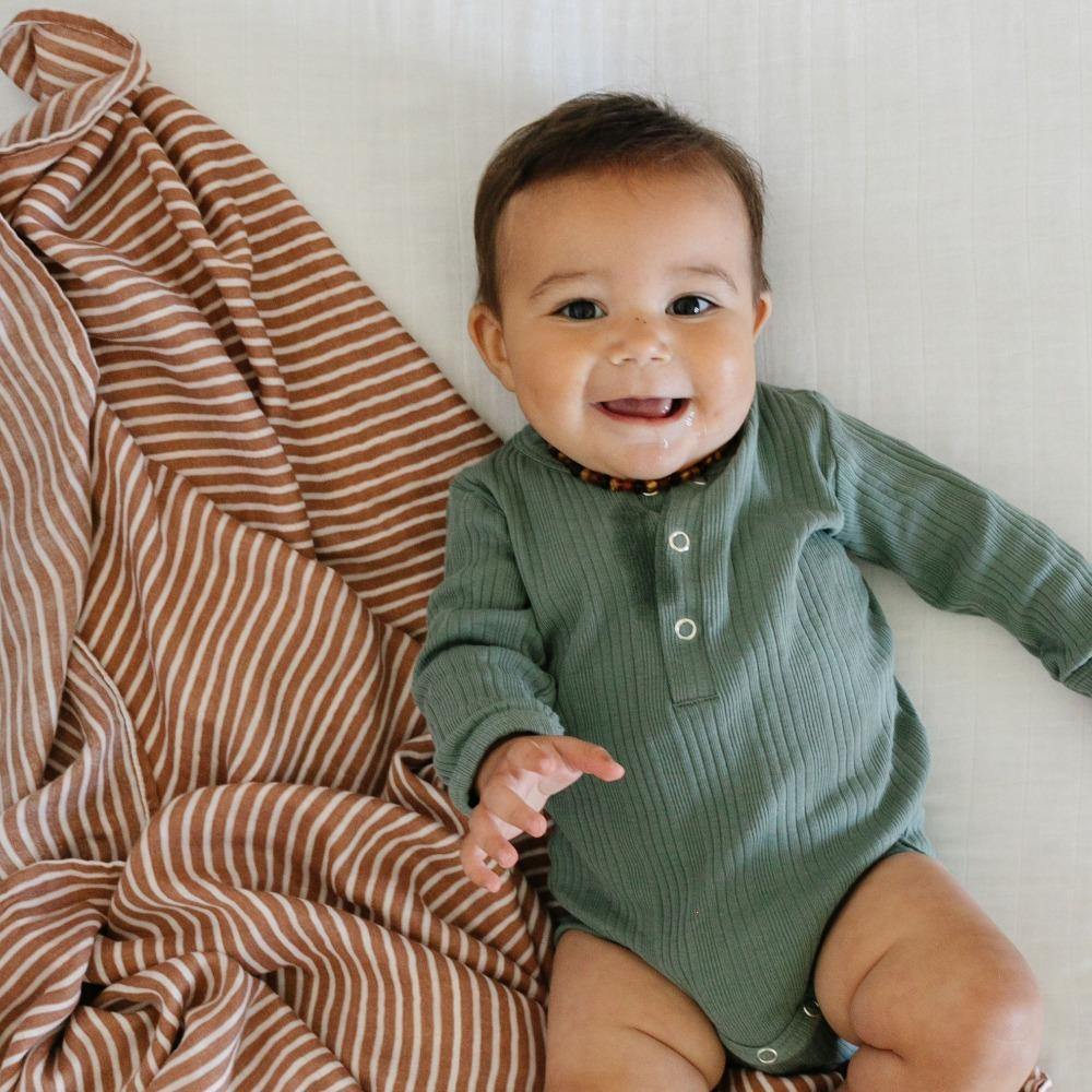 By Hope Organic Bamboo Muslin Swaddle Blanket - Soft & Breathable Baby Wrap for Newborns, Infants - Perfect for Swaddling, Nursing, Stroller & Car Seat Cover