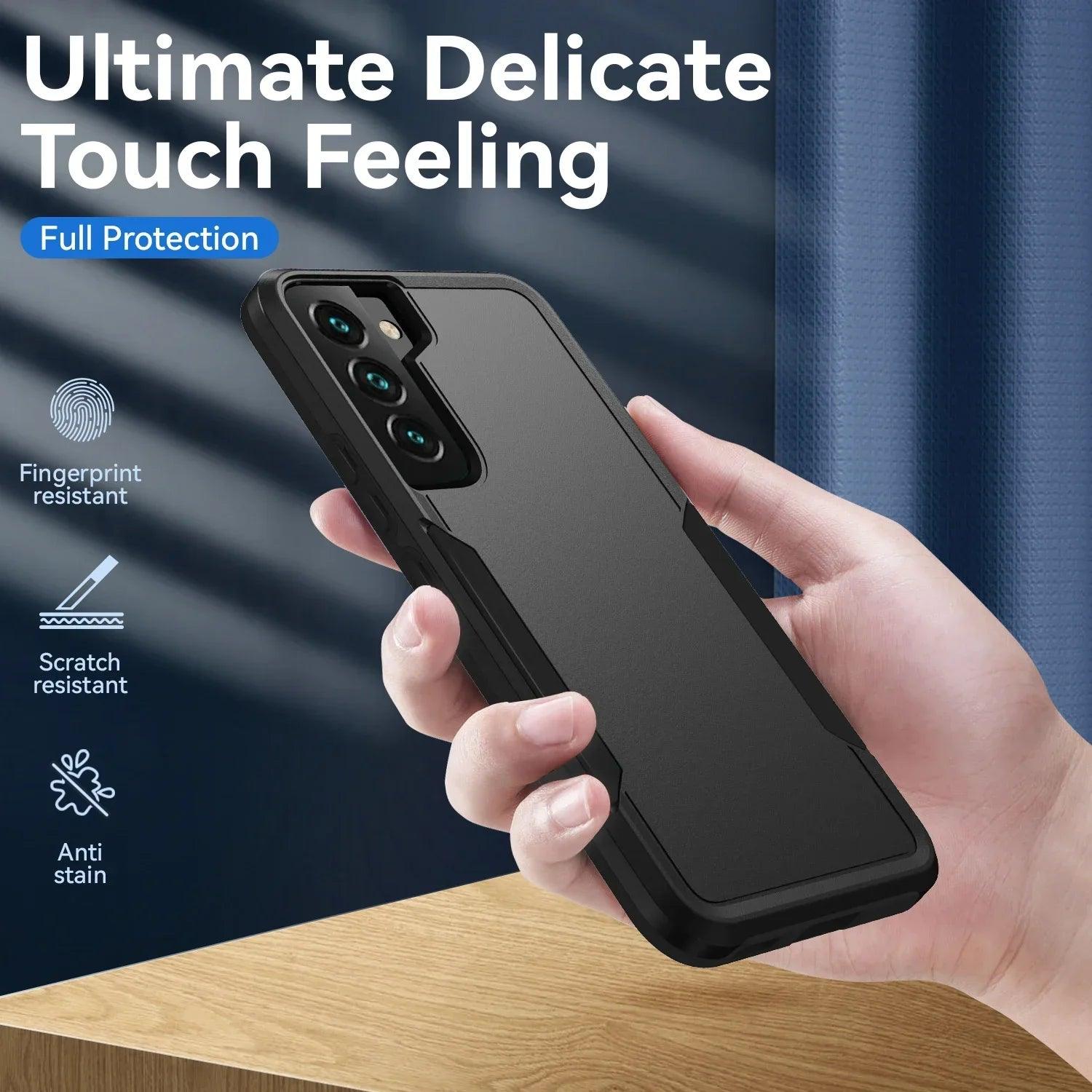Samsung Galaxy S24 Ultra Shockproof Case - Heavy Duty Protection for Drops & Bumps - Perfect for Outdoor Adventures, Travel & Daily Use