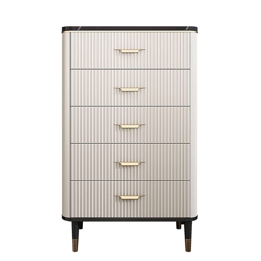 5-Tier Wooden Dresser Drawer - Modern Storage Cabinet for Bedroom & Living Room