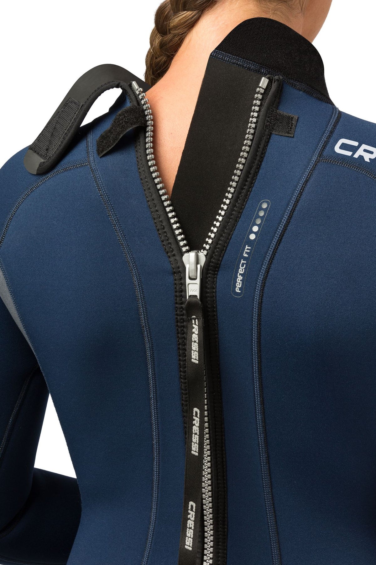 Cressi Fast Full Wetsuit for Scuba Diving & Spearfishing - 3mm Neoprene Thermal Protection for Men & Women - Perfect for Cold Water Surfing, Snorkeling & Water Sports