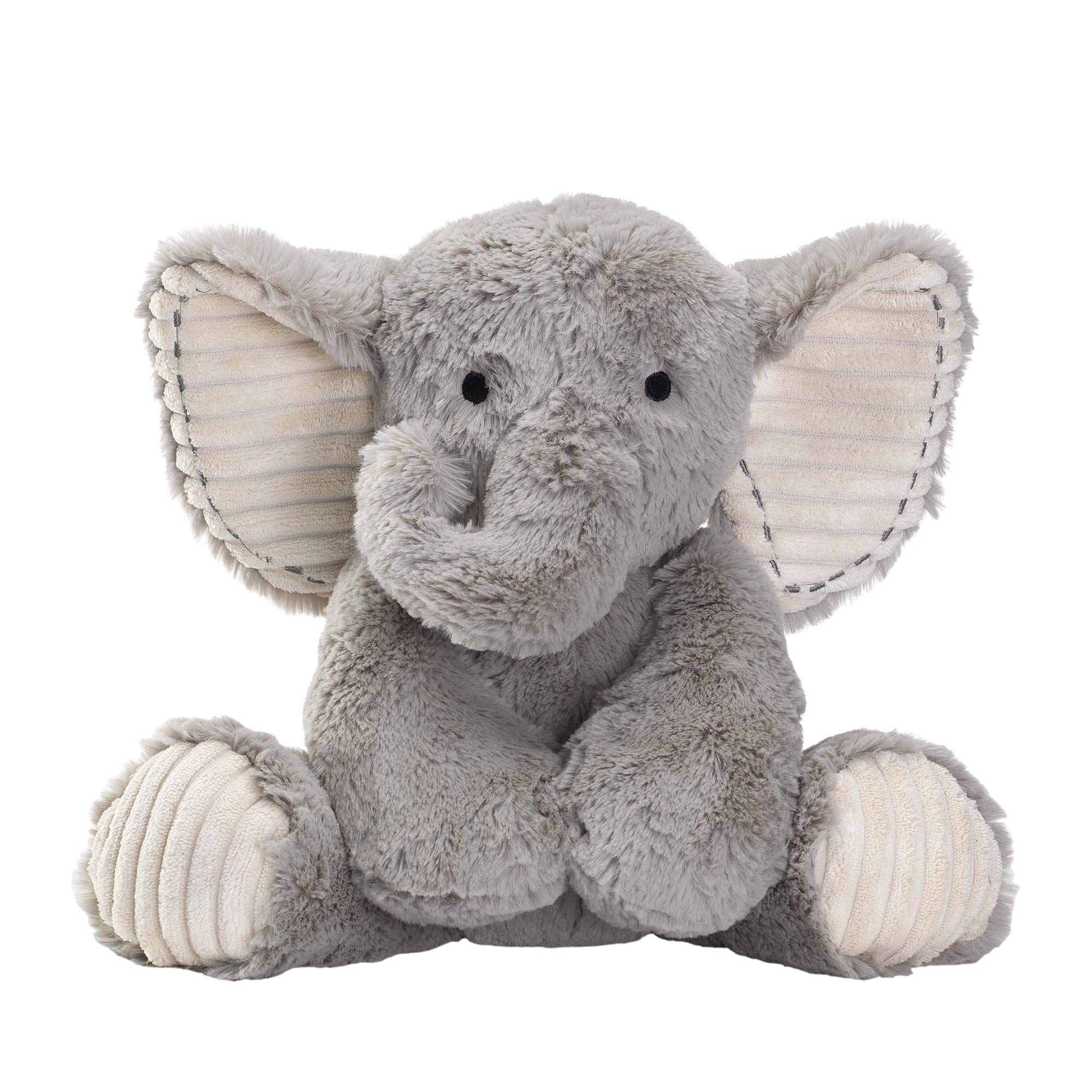 Lambs & Ivy Gray 5-Piece Baby Gift Basket Set - Newborn Welcome Home Gift, Baby Shower Present for Boys & Girls - Perfect Nursery Decor & First Birthday Gift Idea