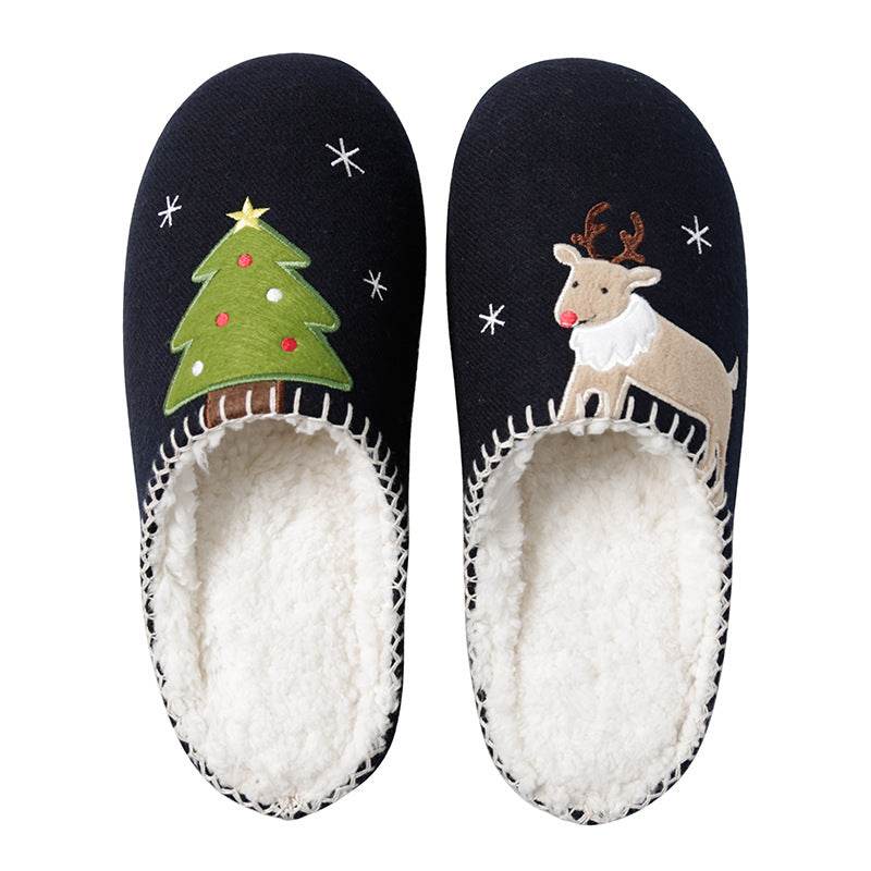 Cozy Holiday Slippers for Women & Men - Fuzzy Warm House Shoes with Non-Slip Sole - Perfect Christmas Gifts for Family & Friends - Ideal for Winter Indoor Comfort & Relaxation