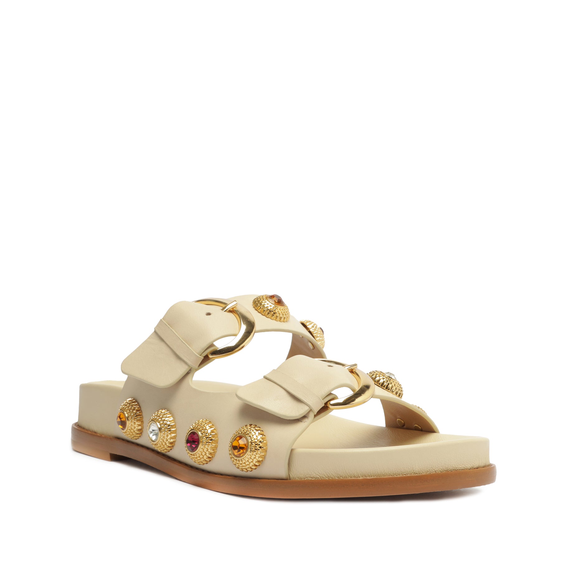 Vivian Sporty Leather Sandal for Women - Comfortable Summer Casual Shoes with Adjustable Straps | Perfect for Beach, Vacation, and Everyday Wear