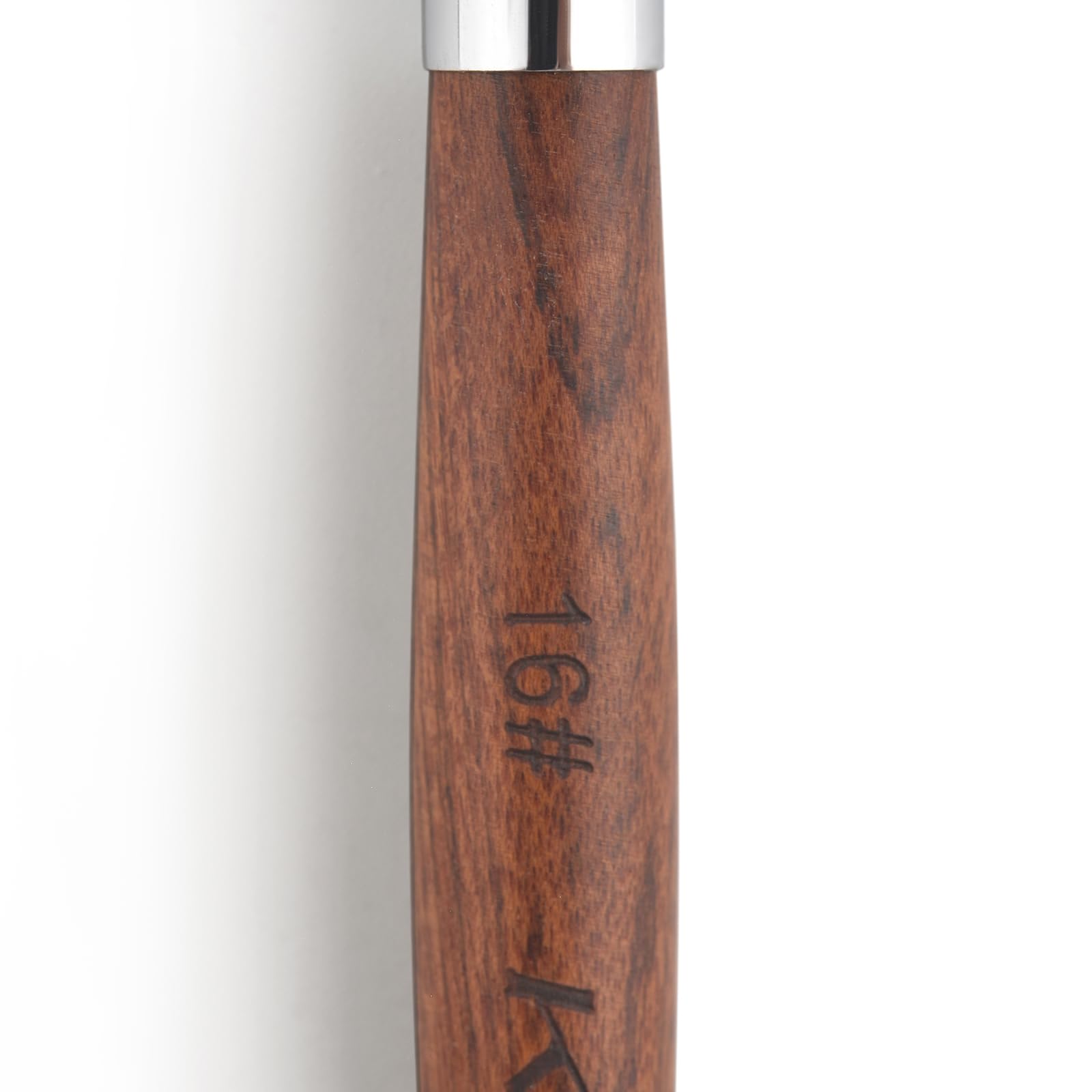 Professional Kolinsky Acrylic Nail Brush - Red Wooden Handle Salon Nail Art Brush for Acrylic & Gel Nails (#16) - Perfect for Nail Extensions, Sculpting & Detailed Nail Art Designs