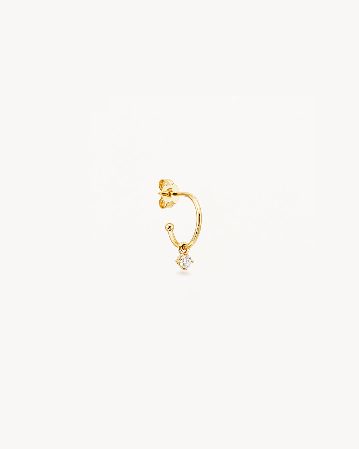 14K Solid Gold Water Drop Diamond Hoop Earrings for Women - Elegant Dangle Earrings for Wedding, Party & Everyday Wear
