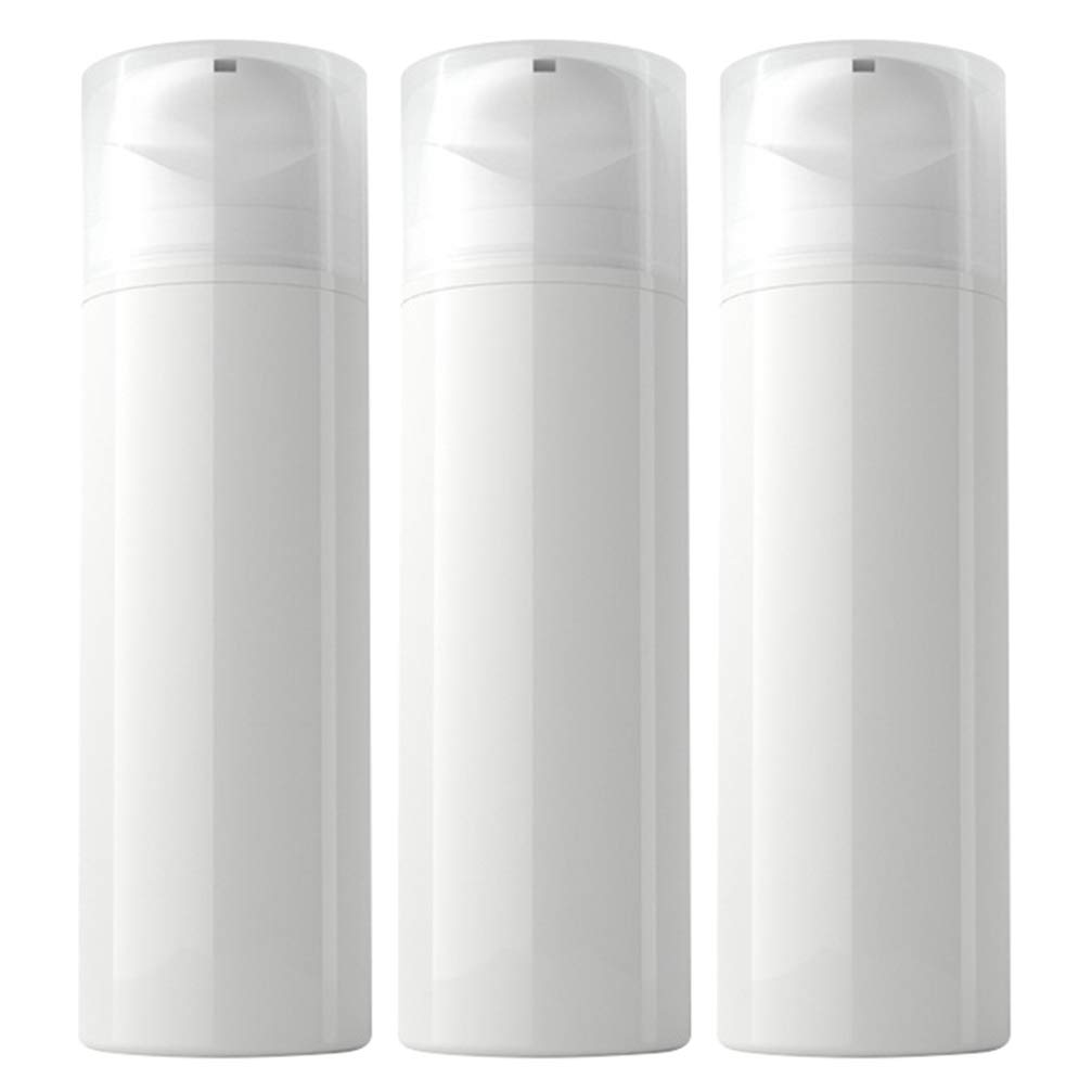 3-Pack Travel-Sized Emulsion Dispenser Bottles for Makeup, Lotion & Cream - Leak-Proof Cosmetic Containers for Toiletries, Skincare & On-the-Go Use