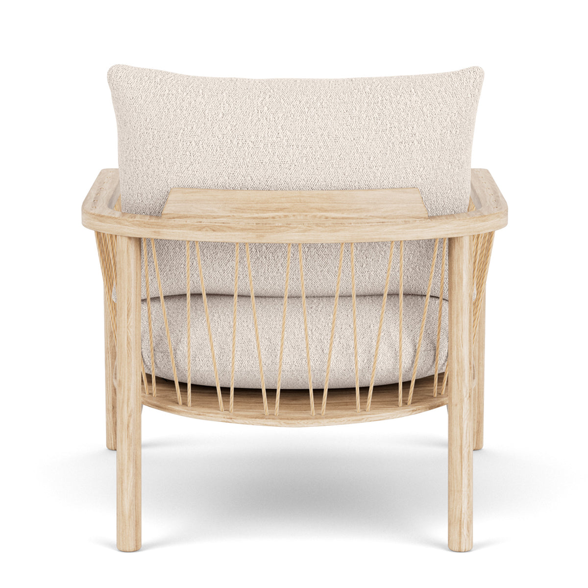 Enzo Boucle Armchair - Modern Velvet Upholstered Accent Chair for Living Room, Bedroom & Office - Stylish Comfortable Seating for Home Decor