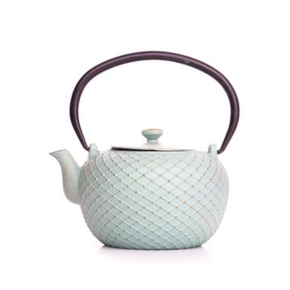 Premium Cast Iron Teapot - 800ml Light Green Japanese Tetsubin for Tea Brewing | Perfect for Home, Office & Traditional Tea Ceremonies