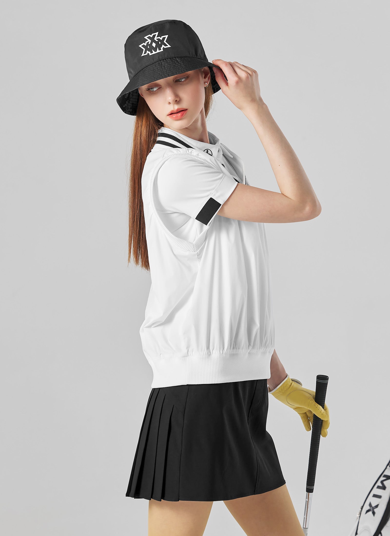 Back Pleated Stretch Skirt for Women - Comfortable High Waist Flowy Midi Skirt with Elastic Waistband | Perfect for Office, Date Night & Casual Outfits
