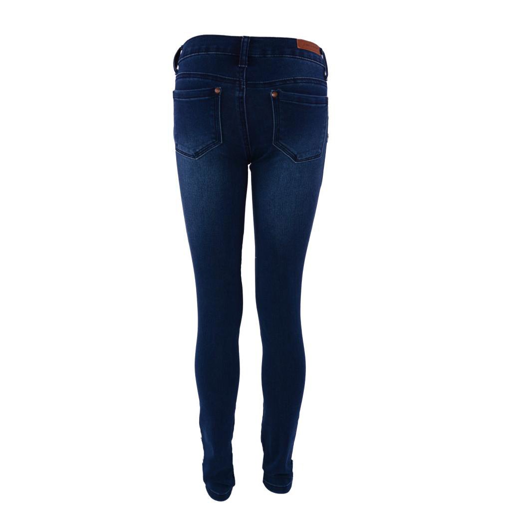 Big Girls' Basic Skinny Jeans for Women - High Waist Stretch Denim Pants for Casual Wear & Everyday Outfits