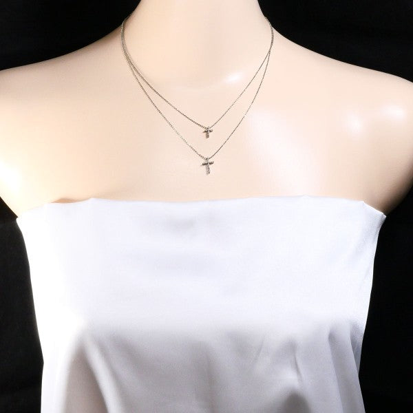 18K White Gold Diamond Necklace for Women - Elegant & Luxurious Jewelry Gift for Anniversary, Wedding, or Special Occasion