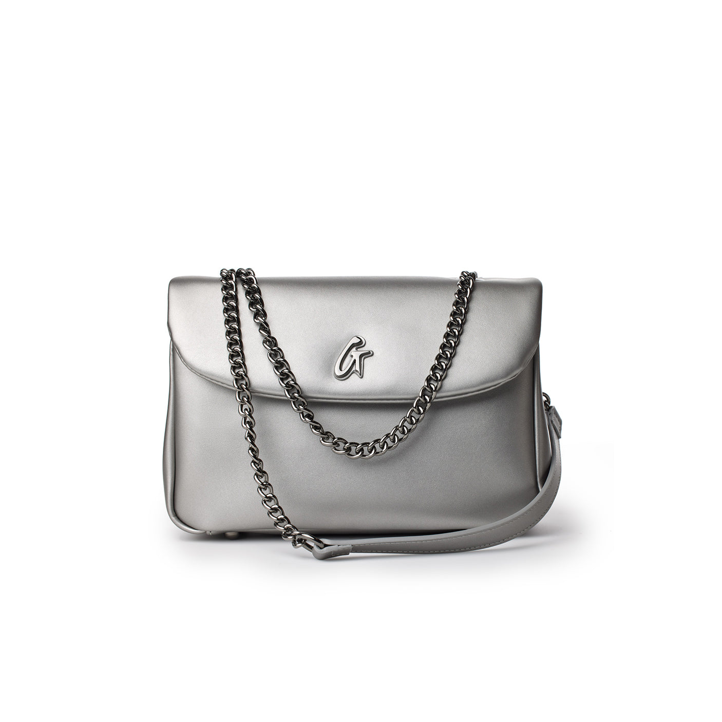 Premium Medium Standard Flap Bag in Platinum - Stylish & Durable Crossbody Bag for Women, Perfect for Work, Travel & Everyday Use