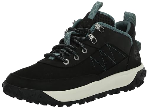 Black Nubuck With White