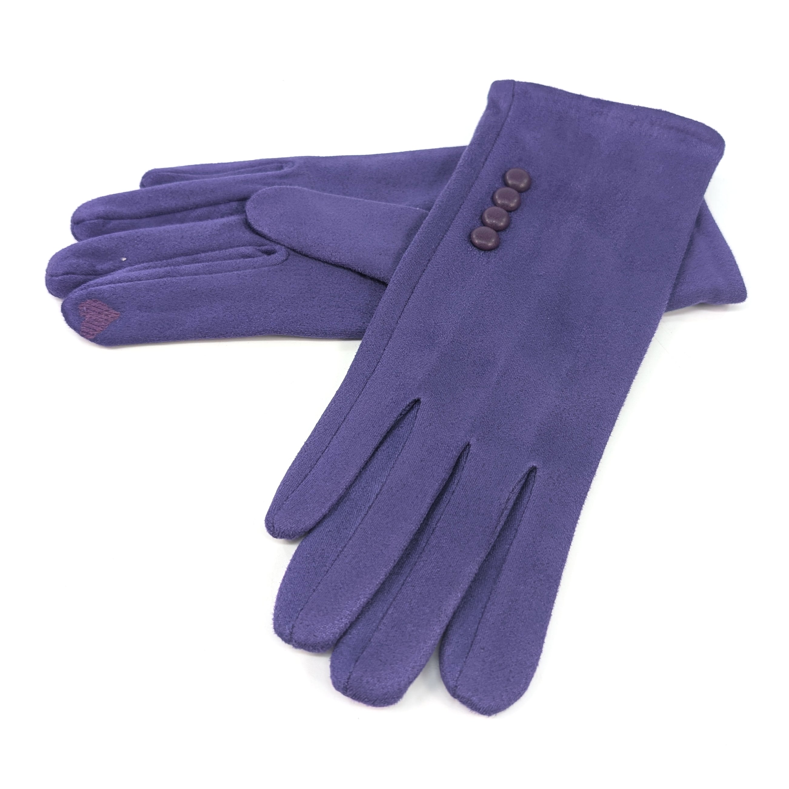 Bright Color Gloves - Regal Purple for Winter Warmth, Fashion Accessories & Outdoor Activities