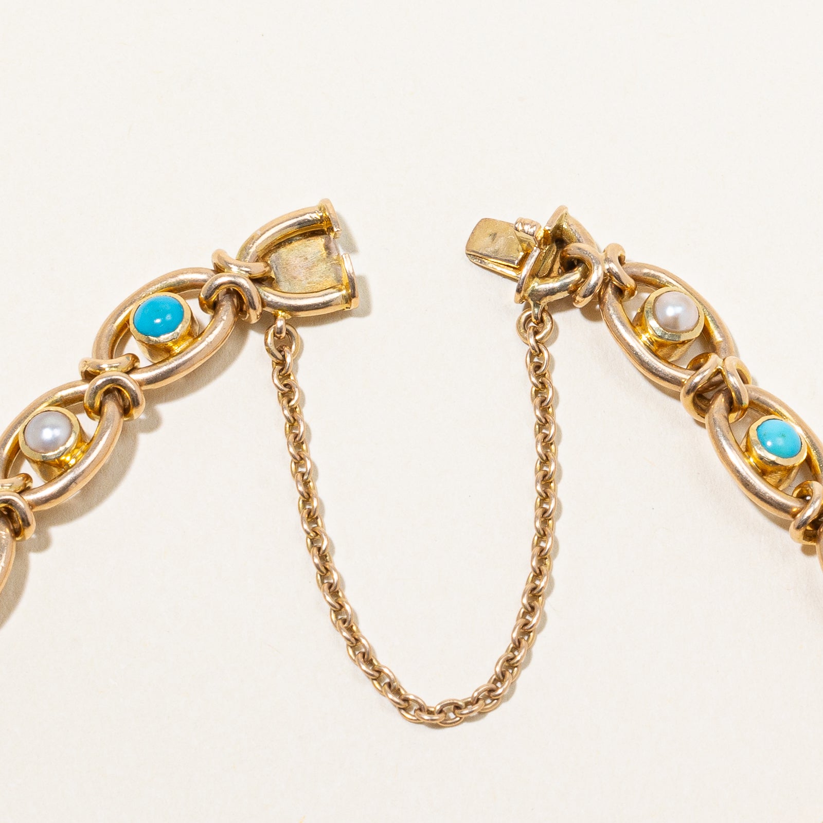Turquoise and Pearl Bracelet for Women - 1.20 Carat Total Weight - 7 Inch Adjustable Bangle - Boho Chic Jewelry for Casual Wear, Parties & Special Occasions