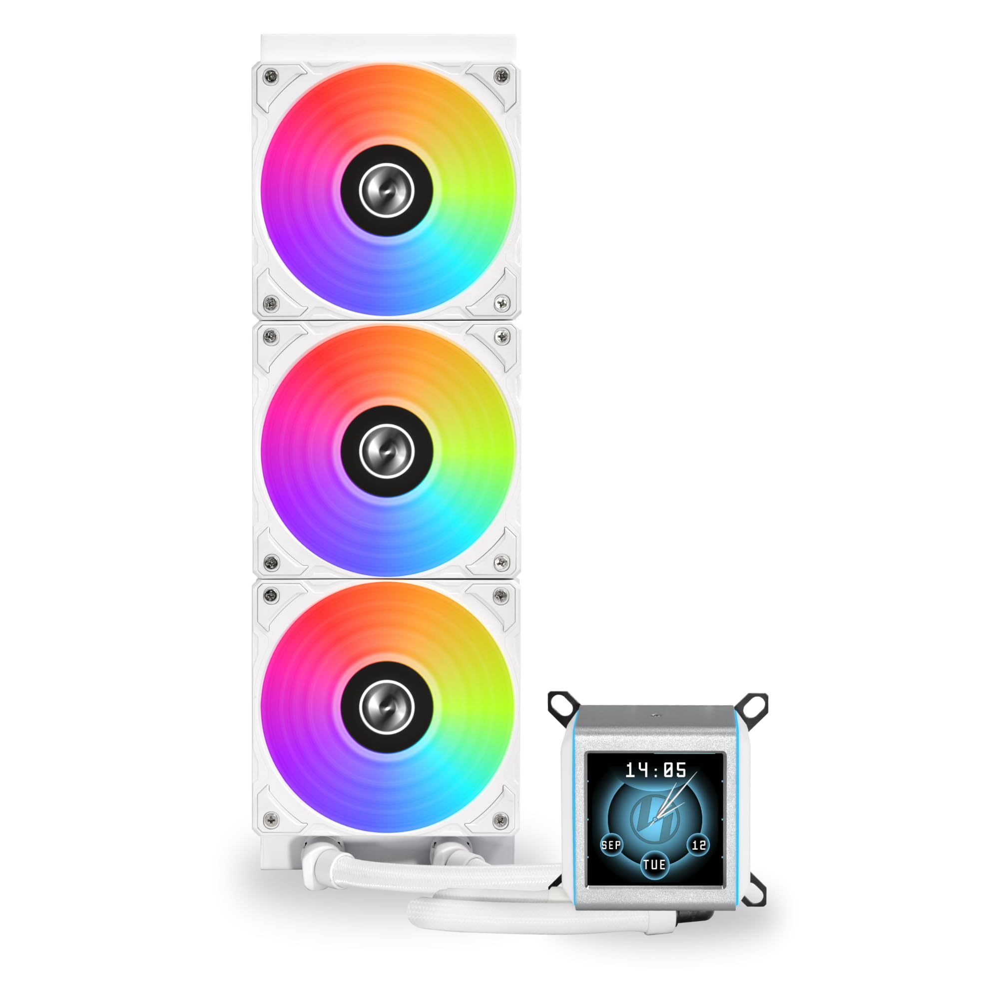 Lian Li GA Galahad II 360 AIO Liquid CPU Cooler - 8th Gen Asetek Pump, 2.88