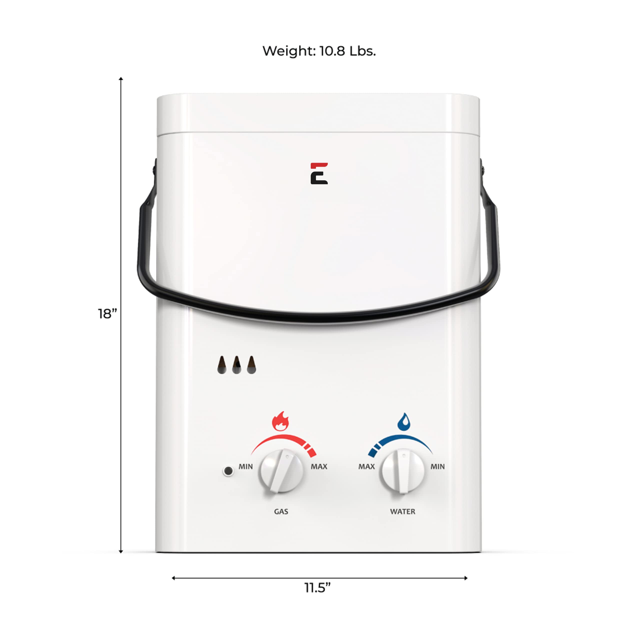 Eccotemp L5 1.5 GPM Portable Outdoor Tankless Water Heater - Instant Hot Water for Camping, RV, Off-Grid Living & Outdoor Showers