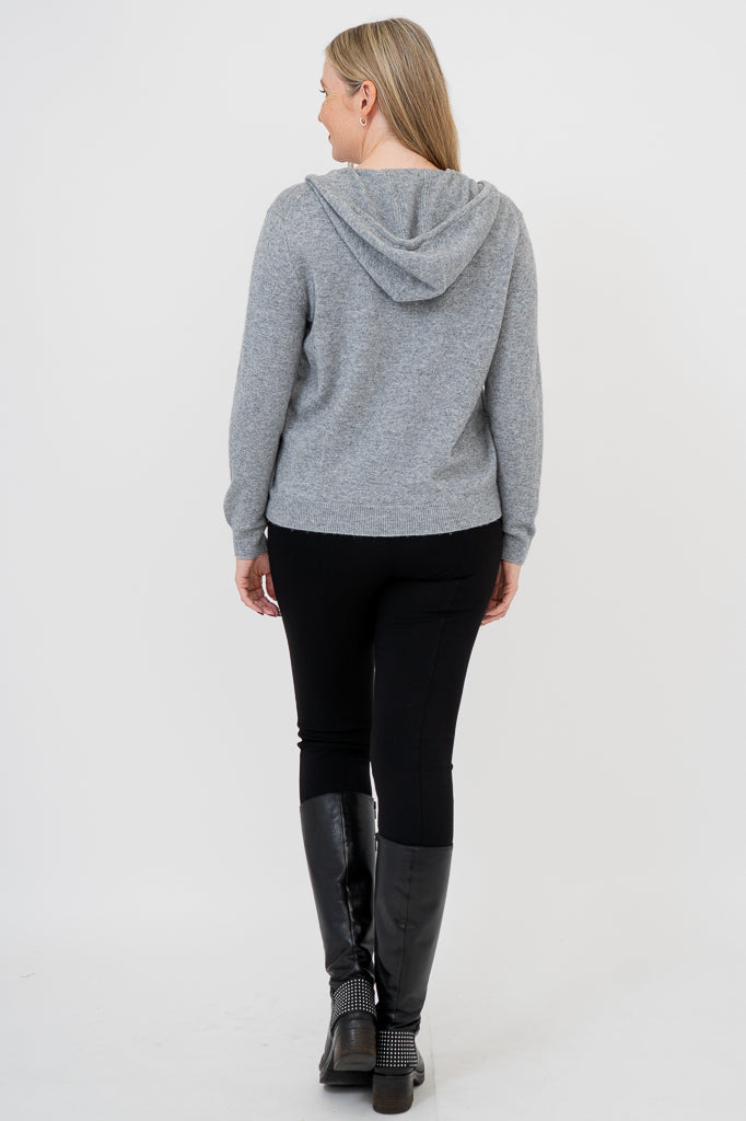 Premium Wool Cashmere Sweater for Women & Men - Soft & Warm Grey Pullover - Perfect for Winter, Fall & Cozy Outfits