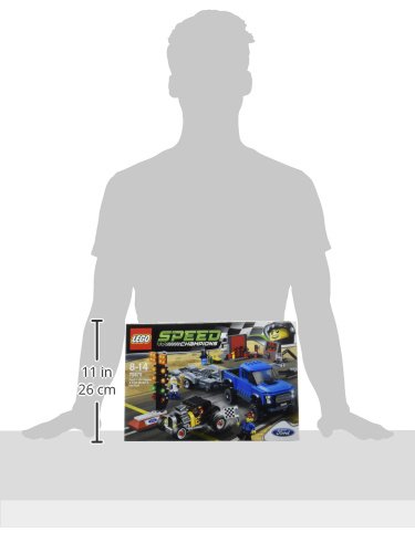 LEGO Speed Champions Ford F-150 Raptor & Model A Hot Rod Building Kit (75875) – Collector’s Edition for Car Enthusiasts, Perfect for Display & Play