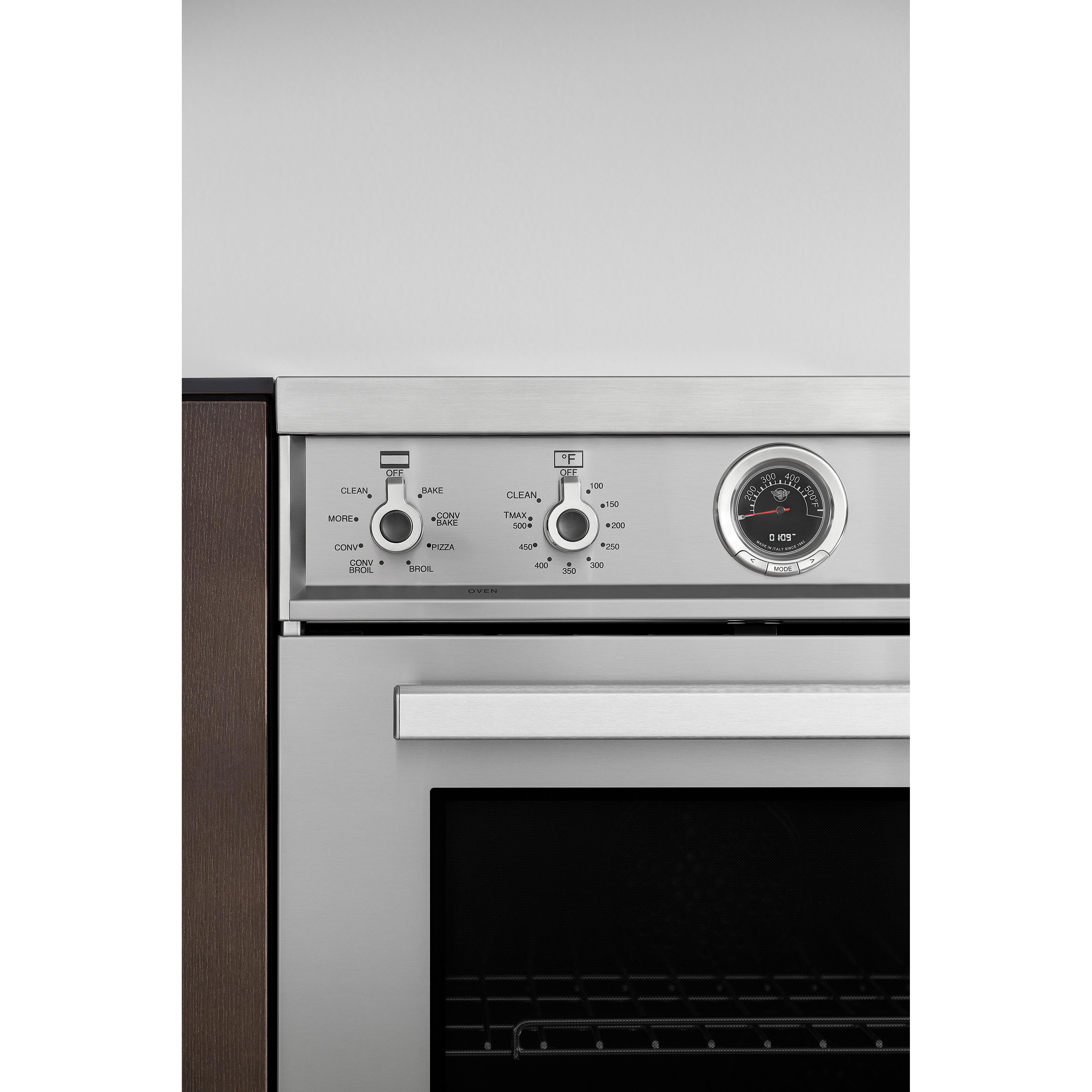 Bertazzoni PRO486IGFEPXT 48-Inch Freestanding Induction Range - Professional-Grade Italian Kitchen Appliance for Modern Home Cooking & Entertaining