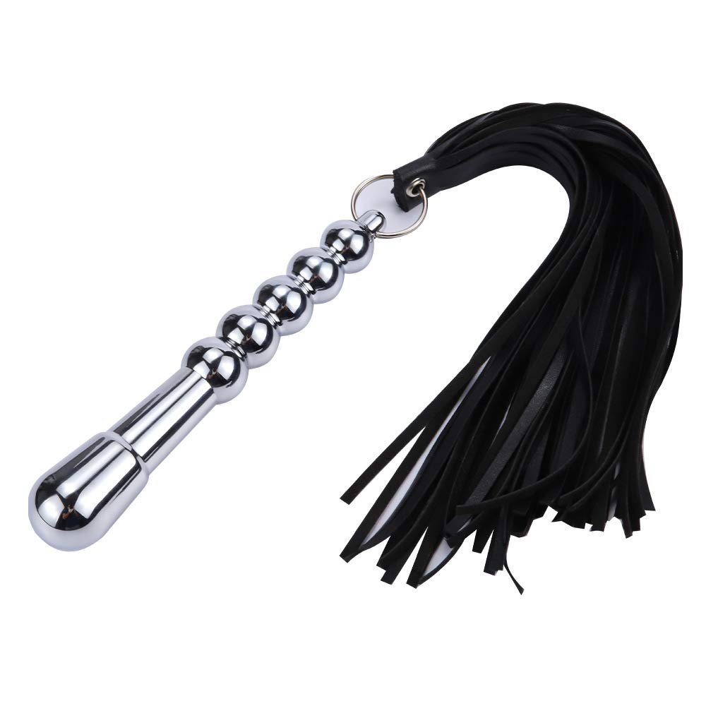 Premium Leather BDSM Whip - Sensual Flogger for Couples Play, Adult Spanking Paddle & Erotic Toy - Perfect for Roleplay, Bondage & Intimate Scenes