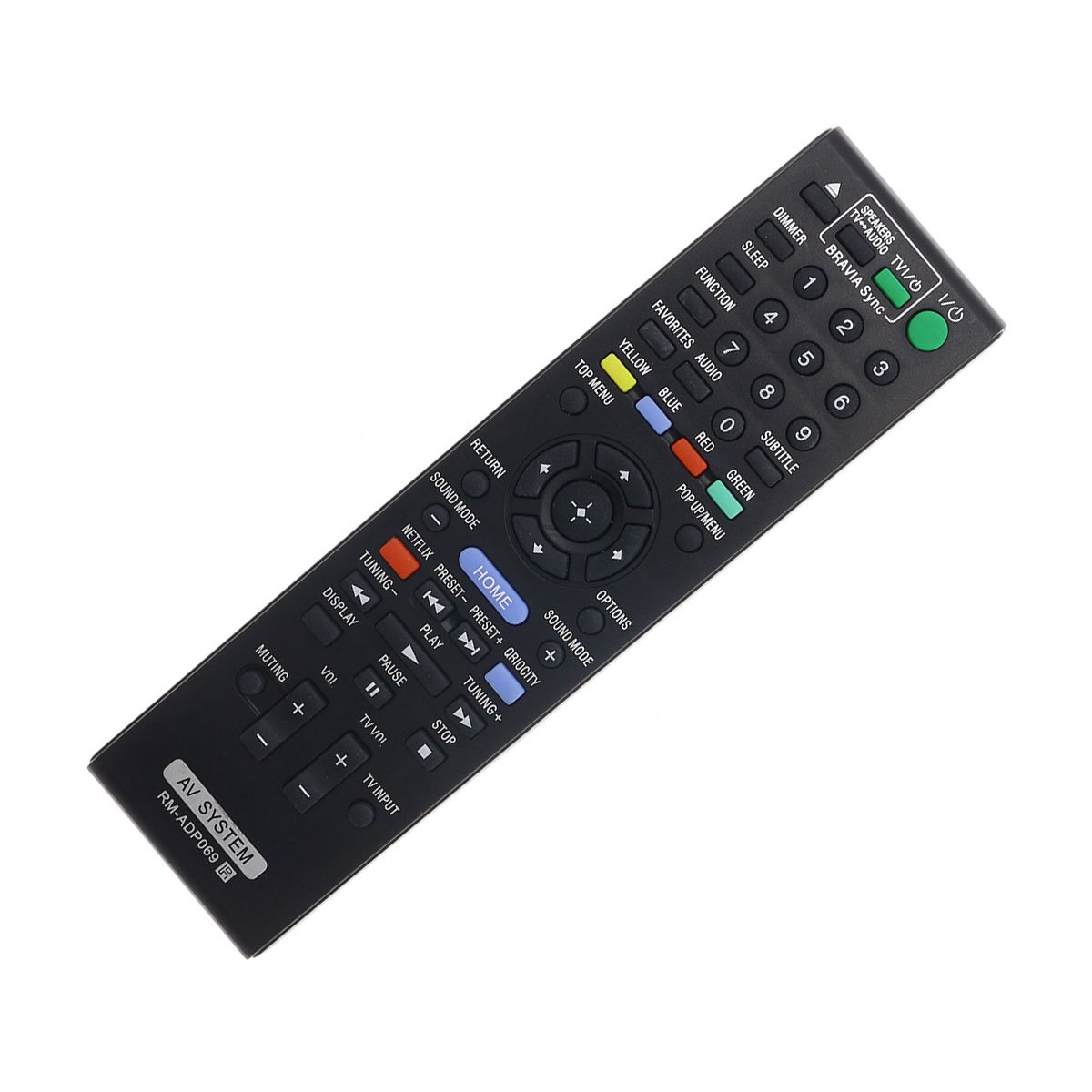 DEHA Replacement Remote Control for Sony HBD-E280 Audio Receiver - Compatible with Sony Home Theater System, Perfect for Movie Nights & Music Listening