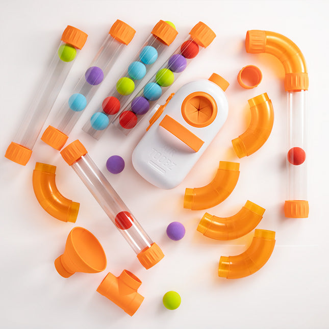 Fat Brain Toys Air Toobz - Fun & Educational Air Flow Science Toy for Kids | Perfect for STEM Learning & Indoor Playtime