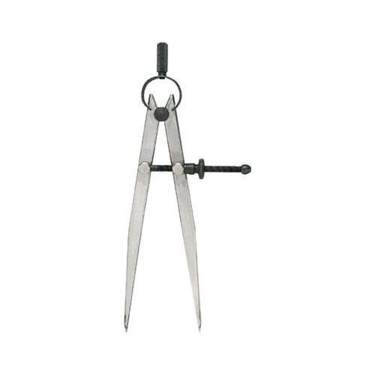 General Tools 450-10 Flat Leg Divider, 10-Inch Precision Measuring Tool for Woodworking, Metalworking & Crafting - Perfect for Drafting, Layouts & DIY Projects