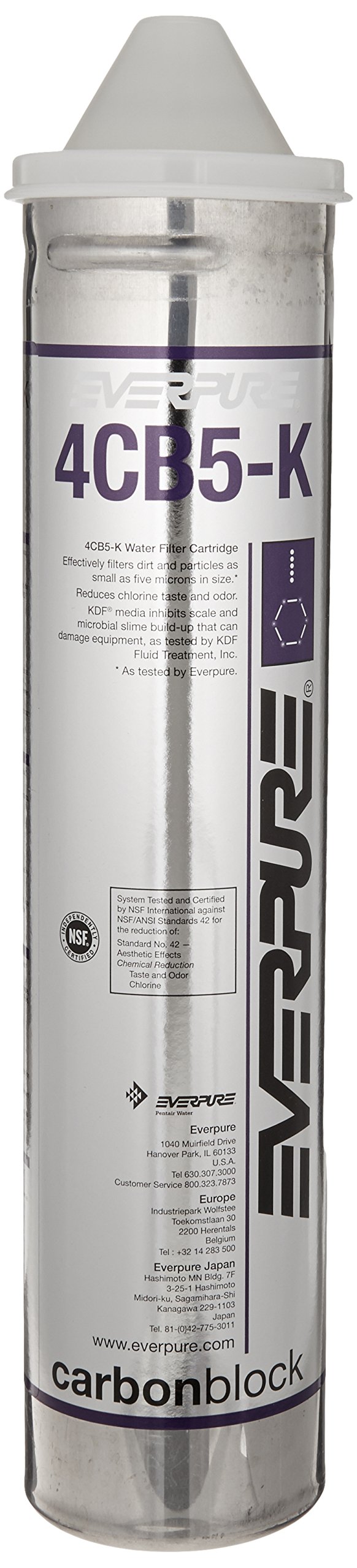 EverPure EV9617-36 Replacement Water Filter Cartridge - Compatible with Multiple Systems, Reduces Contaminants - Perfect for Home, Office & RV Use