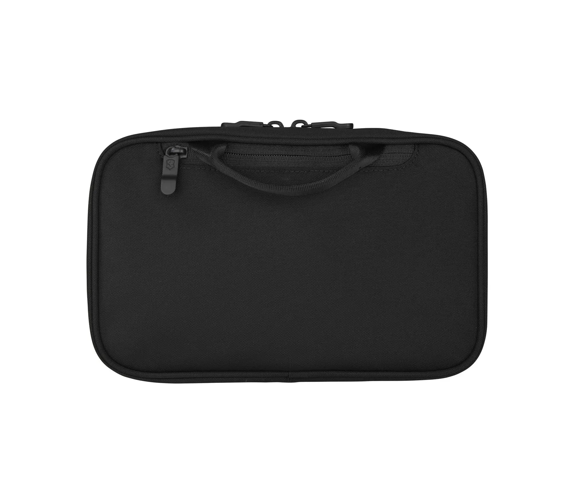 Black Zip Around Travel Kit - Compact & Organized Toiletry Bag for Travel, Gym, or Daily Use - Perfect for Cosmetics, Toiletries & Essentials