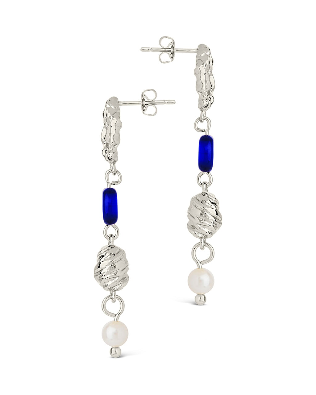 Sibyl Pearl & Evil Eye Drop Stud Earrings for Women – Dainty Boho Jewelry for Protection & Style – Perfect for Parties, Weddings & Everyday Wear