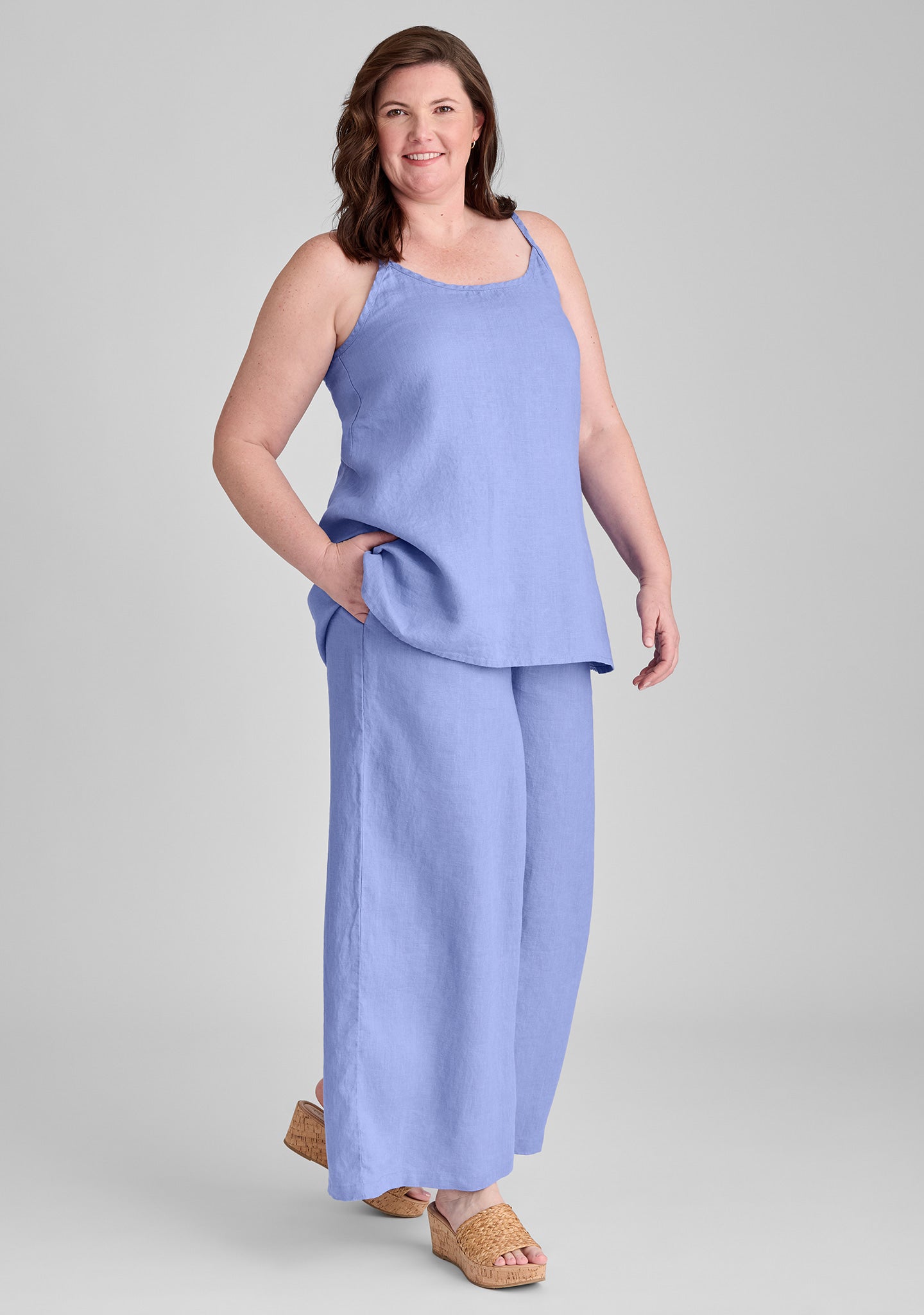Carefree Pant - Full Length Linen Pants for Women | Comfortable & Breathable Summer Trousers | Perfect for Beach, Yoga, and Casual Wear