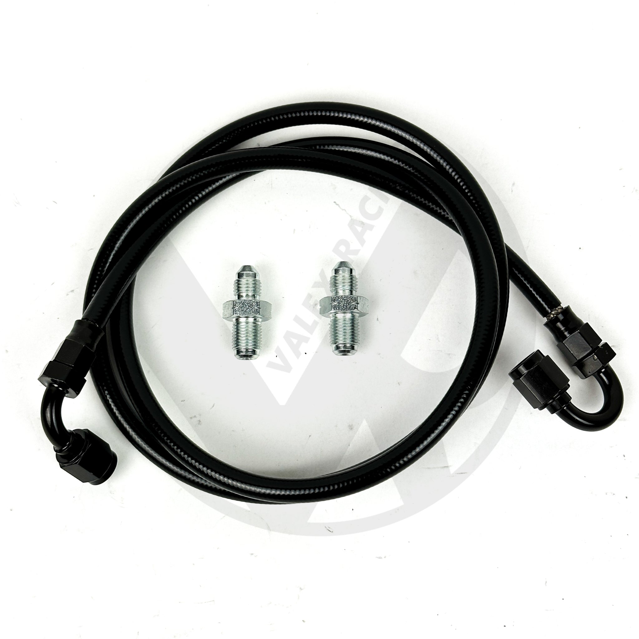 92-95 Honda Civic K Swap K Tuned Stainless Steel Clutch Line (Black) - High Performance Upgrade for Racing & Street Use